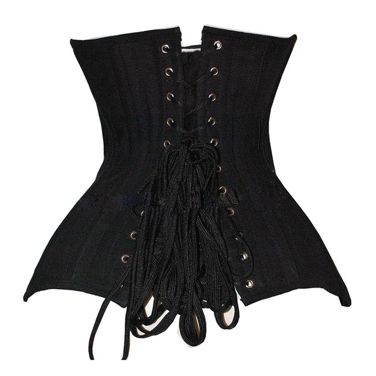 "Corset Double Acier pour Filles Européennes et Américaines."